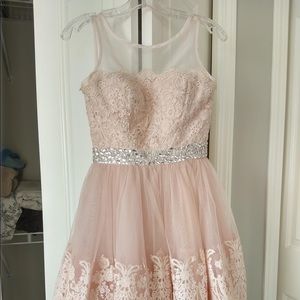 Beautiful blush formal dress